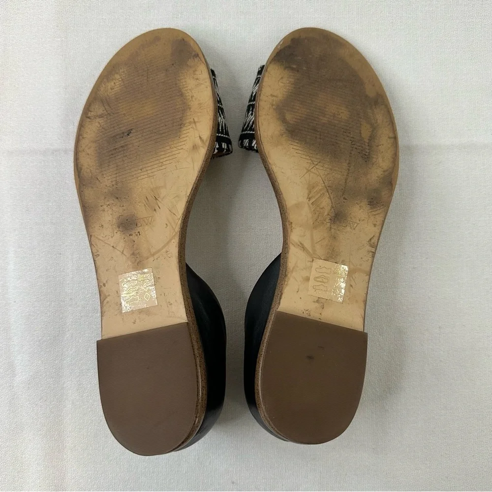 J. Crew Factory Morgan Woven D’Orsay Flats Black 6.5